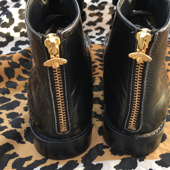 F-troupe Black Bow Faux Crystal Shoes Sz 40 Fits US 9 or 9.5 - Picture 6 of 11